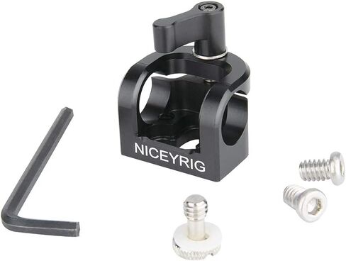 NICEYRIG 15mm Rod Clamp, Single Rod Holder for 15mm Rail Support System, EVF Mount, LED Light, Microphone - 331 in Saudi Arabia