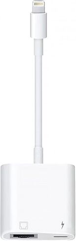 محول شبكة Lightning إلى RJ45 Ethernet LAN مع منفذ شحن لتحديد iPhone14، وiPad Models 100Mbps Charging2 التوصيل والتشغيل in Kuwait