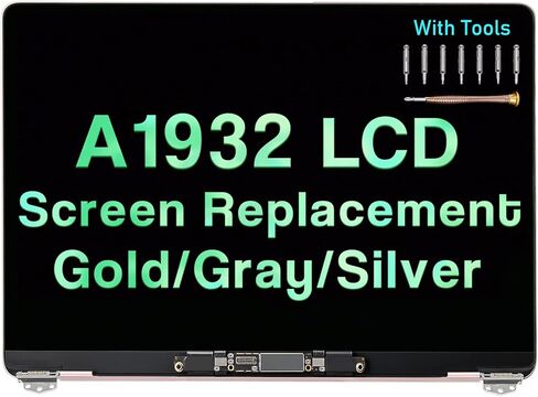 XIMIELEC استبدال الشاشة لجهاز MacBook Air 13.3 بوصة A1932 اواخر 2018 LCD عرض التجميع 2560x1600 EMC 3184 MRE82 MREA2 MVFH2 MVFJ2 (ذهبي) in Kuwait