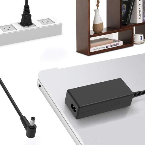 شاحن تيار متردد من Nicpower مناسب لجهاز Toshiba Satellite Radius 14 E45W E45 E45T E45W-C4200X E45-B4200 E45-B4100 E45T-A4100 E45T-A4300 E45T-B4204 محول الكمبيوتر المحمول 65 وات سلك إمداد الطاقة in Saudi Arabia