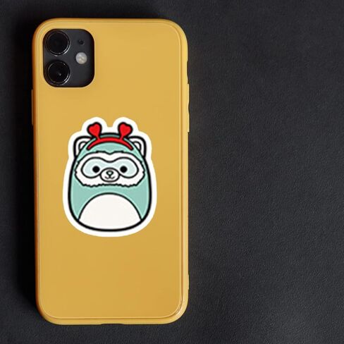 100 قطعة من ملصقات كرتونية لطيفة، ملصقات فينيل صغيرة جمالية لزجاجة المياه واللابتوب والجيتار ولوح التزلج، ملصقات سكويشمالو مقاومة للماء للاطفال والبنات والمراهقين in Kuwait