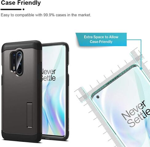 هاتوشي عبوة من 6 قطع من 3 قطع من واقي الشاشة المرن + 3 قطع من واقي عدسة الكاميرا مصمم لهاتف ون بلس 8 برو 6.8 انش، مجموعة تركيب مطورة من طبقة البولي يوريثين الحراري متوافقة مع الحافظة HD شفافة in Kuwait