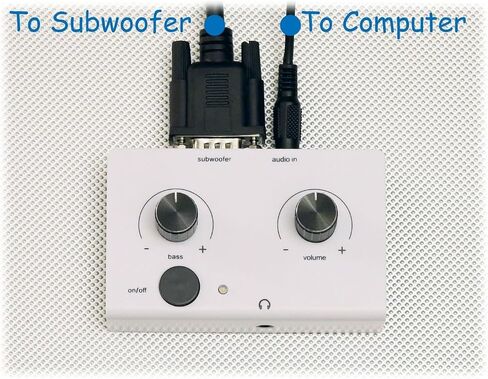 ساميت لينك وحدة تحكم بديلة اصدار ثنائي اللون متوافقة مع سماعات الكمبيوتر لوجيتك Z-2300 W/B in Saudi Arabia