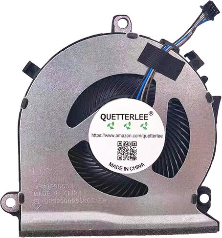 QUETTERLEE مروحة تبريد وحدة المعالجة المركزية الجديدة لـ HP Pavilion Gaming 15-EC 15-ec0013dx 15-ec0751ms 15-ec0054ax 15-ec0010nr 15-ec0075ax 15-ec0001ne 15-ec0078ax 15-ec0001ne 16-A 16-A0010CA Series L775 60-001 مروحة in Saudi Arabia