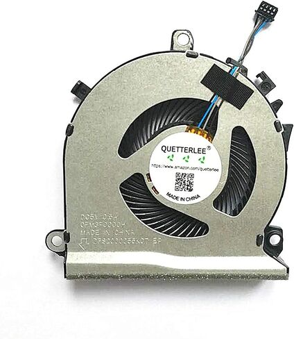QUETTERLEE مروحة تبريد وحدة المعالجة المركزية الجديدة لـ HP Pavilion Gaming 15-EC 15-ec0013dx 15-ec0751ms 15-ec0054ax 15-ec0010nr 15-ec0075ax 15-ec0001ne 15-ec0078ax 15-ec0001ne 16-A 16-A0010CA Series L775 60-001 مروحة in Saudi Arabia