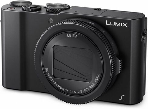 كاميرا باناسونيك لوميكس LX10 الرقمية ذات التكبير البصري لايكا دي سي بدقة 20.1 ميجابكسل + بطاقة ذاكرة 64 جيجابايت فئة 10 UHS-1 SDXC + عبوتين بطارية BLH7 + حزمة ملحقات in Kuwait