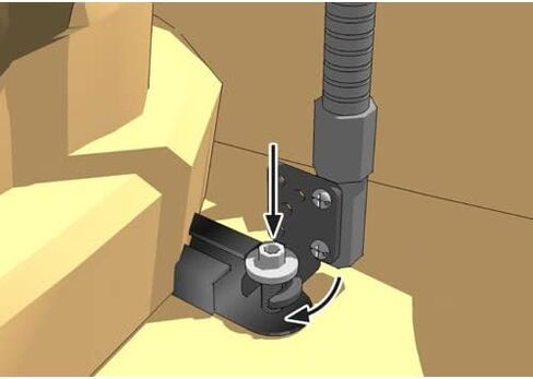 حامل براغي للمقعد الارضي شديد التحمل مع كرة 22 ملم لجارمين ديزل، OTR 1000 1010 800 810 RV 1090 1095 890 895 درايف سمارت 86 8-10 انش (متوافق مع 010-13199-02) in Kuwait