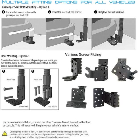 حامل براغي للمقعد الارضي شديد التحمل مع كرة 22 ملم لجارمين ديزل، OTR 1000 1010 800 810 RV 1090 1095 890 895 درايف سمارت 86 8-10 انش (متوافق مع 010-13199-02) in Kuwait