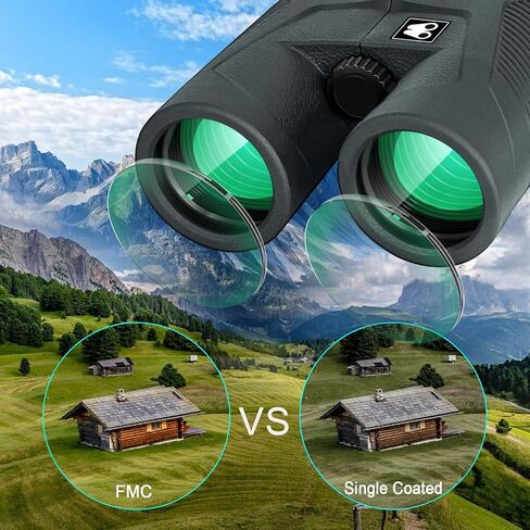 SOLOMARK مجهر 10 × 42 مم، مناظير لصيد الطيور ومشاهدة المعالم السياحية والسفر والرياضات الخارجية in Kuwait