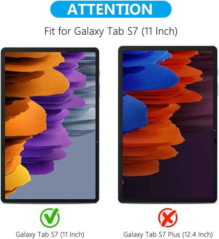 TANTEK [واقي شاشة مكون من 3 قطع لجهاز Samsung Galaxy Tab S7 (SM-T870/T875,2020) مقاس 11 بوصة، طبقة من الزجاج المقسى، فائقة الوضوح، مضادة للخدش، خالية من الفقاعات in Kuwait
