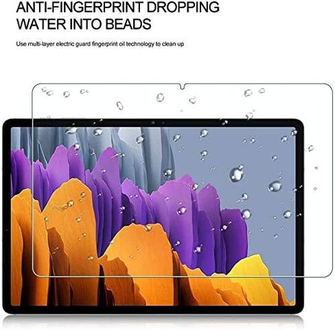 TANTEK [واقي شاشة مكون من 3 قطع لجهاز Samsung Galaxy Tab S7 (SM-T870/T875,2020) مقاس 11 بوصة، طبقة من الزجاج المقسى، فائقة الوضوح، مضادة للخدش، خالية من الفقاعات in Kuwait