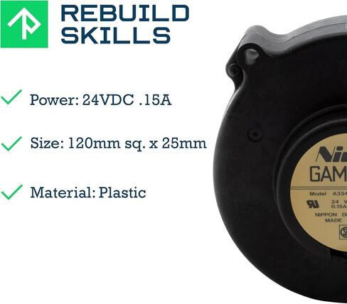 24V .15A 76mm x 30mm مروحة تبريد قفص السنجاب عالية الأداء (60) in Kuwait