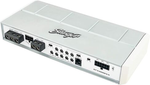 Stinger SPX1000X5 Marine & Powersports 5-Channel 1000W Class D Micro Amplifier for Motorcycle, Boat, ATV, UTV, Side by Side RZR, 4x4 Off Road Vehicle or Car Audio System, Subwoofer Bass Knob in Kuwait