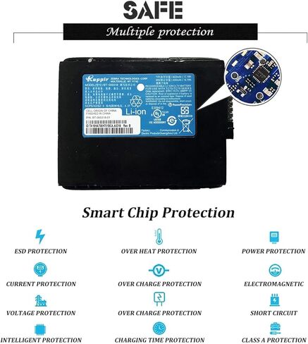 BOWEIRUI BT-000318 Laptop Battery Replacement for Motorola Symbol TC70 TC75 Series 82-171249-02 (4.2V 17.1Wh 4620mAh) in Kuwait