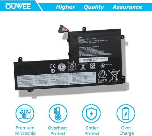 OUWEE L17M3PG1 Laptop Battery Compatible with Lenovo Legion Y530-15ICH Y7000 2019 1050 Y7000-2019-PG0 Y540-15IRH-PG0 Y540-17IRH-PG0 Y7000P Series Notebook L17L3PG1 L17M3PG3 L17C3PG1 11.25V 52.5Wh in Saudi Arabia