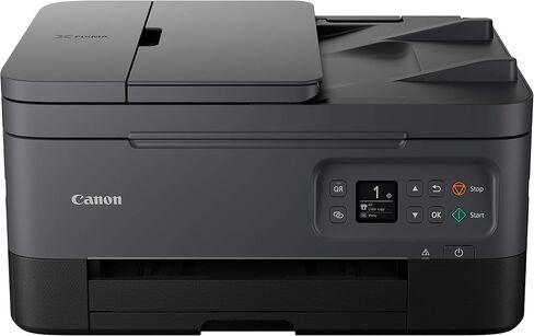 Canon PIXMA TR7020a All-in-One Wireless Color Inkjet Printer, with Duplex Printing, Mobile Printing, and Auto Document Feeder, Black, Works with Alexa in Kuwait