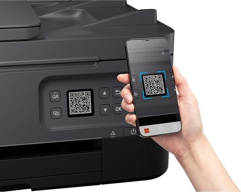 Canon PIXMA TR7020a All-in-One Wireless Color Inkjet Printer, with Duplex Printing, Mobile Printing, and Auto Document Feeder, Black, Works with Alexa in Kuwait