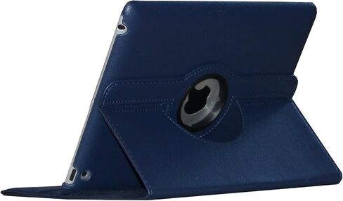 Case for iPad Mini 1 2 3, Rotating Stand Smart Case Cover Magnetic Auto Wake Up/Sleep for A1432 A1454 A1455 A1489 A1490 A1491 A1599 A1600 A1601 (Blue Purple Flower) in Kuwait