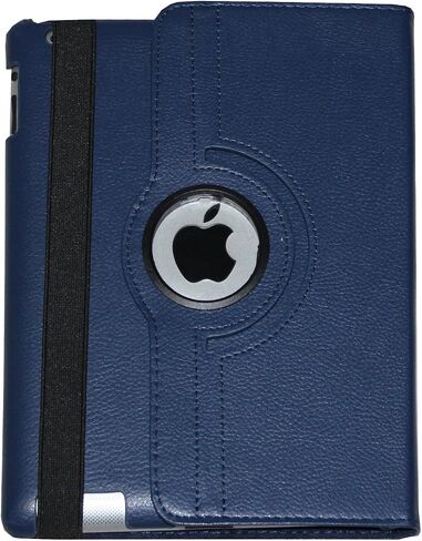 Case for iPad Mini 1 2 3, Rotating Stand Smart Case Cover Magnetic Auto Wake Up/Sleep for A1432 A1454 A1455 A1489 A1490 A1491 A1599 A1600 A1601 (Blue Purple Flower) in Kuwait