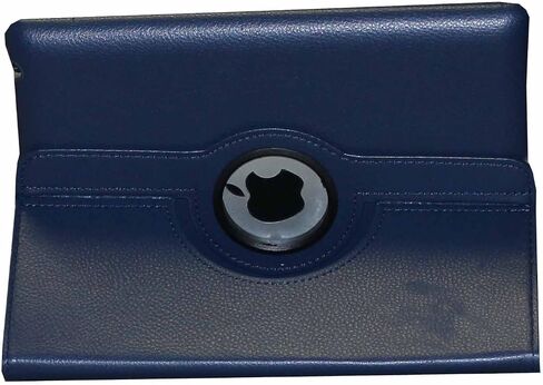 Case for iPad Mini 1 2 3, Rotating Stand Smart Case Cover Magnetic Auto Wake Up/Sleep for A1432 A1454 A1455 A1489 A1490 A1491 A1599 A1600 A1601 (Blue Purple Flower) in Kuwait