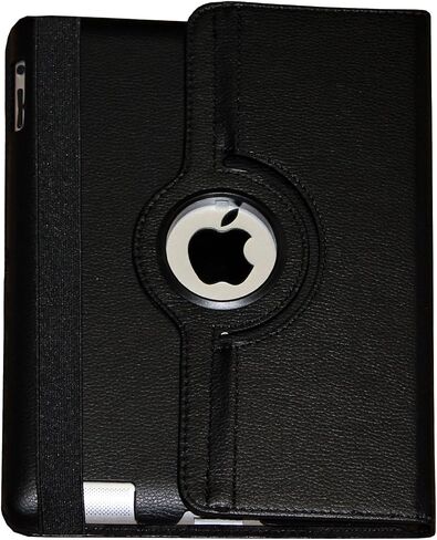 Case for iPad Mini 1 2 3, Rotating Stand Smart Case Cover Magnetic Auto Wake Up/Sleep for A1432 A1454 A1455 A1489 A1490 A1491 A1599 A1600 A1601 (Blue Purple Flower) in Kuwait