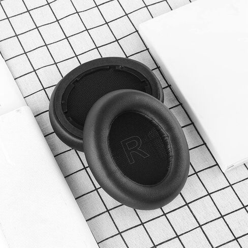 Q10 Ear Pads, 1Par Protein Leather Replacement Earpads Ear Pads Cushion Repair Parts for Anker Soundcore Life Q10 Q10 BT Headphones Headsets (Blue/Orange) in Saudi Arabia