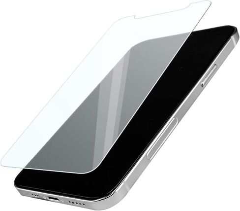 واقي شاشة Smartish لهاتف iPhone 12/12 Pro - ورق Tuff - زجاج مقسى مقاوم للخدش مع أداة محاذاة - عبوة شفافة من قطعتين in Kuwait