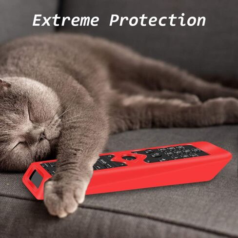 3Pcs Protective Case Covers Skin for Xfinity Remote Control,Silicone Case Skin Sleeve for XFinity Comcast XR15 Voice Remote,[Thicken Layer]Shockproof Remote Battery Back Covers-Glowblue+Glowgreen+Red in Kuwait