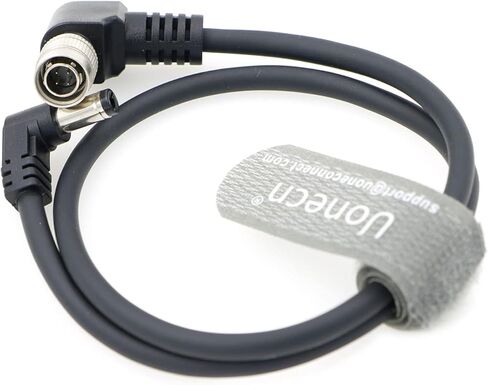 Uonecn Right Angle Hirose 4 Pin Male to Right Angle DC Jack for Sony F5 Camera to SmallHD Monitor in Saudi Arabia