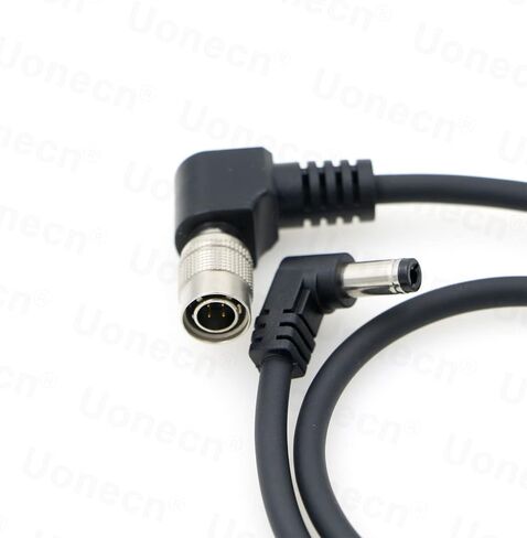 Uonecn Right Angle Hirose 4 Pin Male to Right Angle DC Jack for Sony F5 Camera to SmallHD Monitor in Saudi Arabia