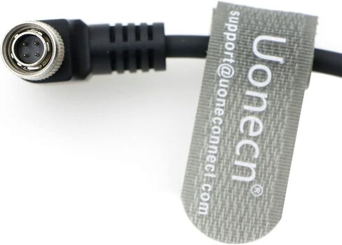 Uonecn Right Angle Hirose 4 Pin Male to Right Angle DC Jack for Sony F5 Camera to SmallHD Monitor in Saudi Arabia