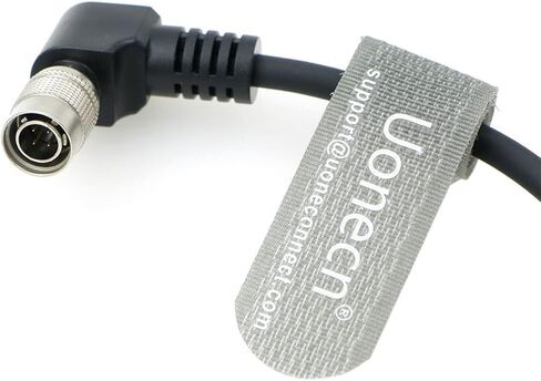 Uonecn Right Angle Hirose 4 Pin Male to Right Angle DC Jack for Sony F5 Camera to SmallHD Monitor in Saudi Arabia
