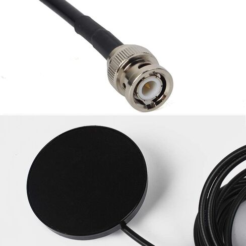 HYS Universal NMO قاعدة مغناطيسية جبل هوائي متنقل NMO إلى BNC ذكر موصل W/5M (16.4ft) RG-58 كابل محوري لأجهزة BNC HF/VHF/UHF 27Mhz المحمولة CB أجهزة الإرسال والاستقبال in Saudi Arabia