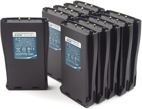 elxjar (10-Pack) 3.7V BL-1 Li-ion Rechargeable Replacement Battery Compatible with BAOFENG BF-666S BF-777S BF-888S BF-999S, Retevis H-777, Arcshell AR-5, Ansoko in Saudi Arabia