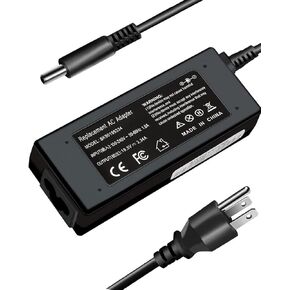 65W AC محول لديل انسبايرون 13 15 17 سلسلة 15 3551 3552 3558 5555 5567 5558 5559 5755 5758 7558 7568 7569 7579 13 5378 7347 7348 7352 17 5755 575 8 5759 سلك إمداد الطاقة - ضمان لمدة 12 شهرًا in Kuwait