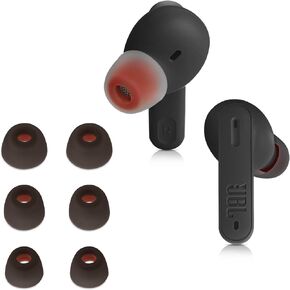 kwmobile 6X Replacement Ear Tips Compatible with JBL Tune 230 NC TWS / T230NC - Silicone Tips for Earphones - Blue