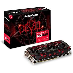 باوركلر AMD راديون RED RX 580 8GB GDDR5 1 × DL DVI-D / 1 × HDMI / 3 × بطاقة عرض مرئي (AXRX 580 8GBD5-3DH/OC) in Kuwait