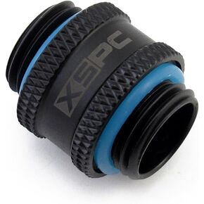 XSPC G1/4" Male to Male Rotary Fitting, Matte Black in Saudi Arabia