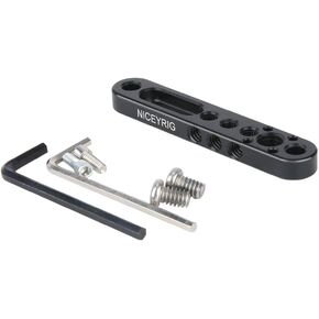 NICEYRIG Multi-Functional Mounting Plate, Cheese Bar with 1/4'' 3/8'' Thread Applicable for Liliput 619AH 819AH FA1011 FA1013, Camera Rig - 347 in Kuwait