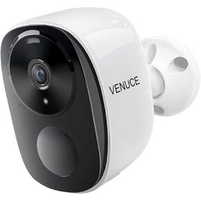 VENUCE Security Outdoor Camera,IP 65 Waterproof, Color Night Vision, 2-Way Audio, Motion Detection, Compatible with Alexa. in Saudi Arabia
