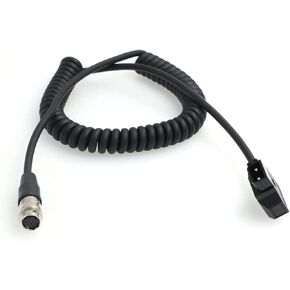 SZRMCC D-Tap to 12 Pin Hirose ENG B4 2/3" Lens Power Cable for Canon Fujinon Nikon (Straight Cable)