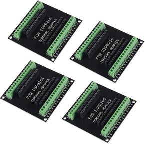 AITIAO 4Pcs ESP8266 Development Board ESP8266 Breakout Board GPIO 1 into 2 Double-Layer PCB Board for ESP8266 ESP-12E for NodeMCU Development Board in Saudi Arabia