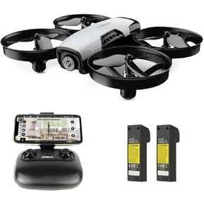 Cheerwing U61S Mini Drones with Camera for Kids and Adults 720P HD 2.4Ghz Rc Quadcopter WiFi Fpv Drone with Altitude Hold,2 Batteries White in Kuwait