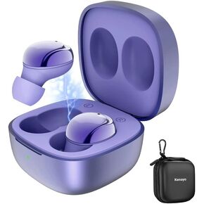Kenayo Wireless Earbuds Pro 2022 for Android, iOS, Laptop, Tablet with Bluetooth with Charging Case Touch Control Sound with Deep Bass Auto Pairing Headphones for Sports, Travel & Gym (Purple) in Saudi Arabia