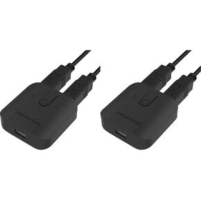 مفتاح مشاركة SABRENT USB 2.0 لأجهزة الكمبيوتر المتعددة والأجهزة الطرفية ومؤشرات جهاز LED (USB-SW20) (عبوة من قطعتين) in Kuwait