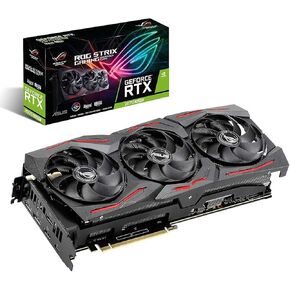 بطاقة رسومات الألعاب ASUS ROG STRIX GeForce RTX 2070 SUPER Advanced Overclocked 8G GDDR6 HDMI DisplayPort USB Type-C (ROG-STRIX-RTX-2070S-A8G-GAMING) (متجددة) in Kuwait