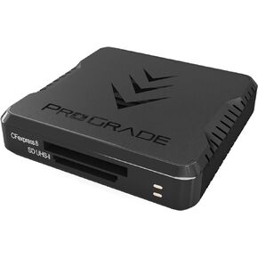 CFexpress Type B and SD UHS-II Dual-Slot Memory Card Reader by ProGrade Digital | USB 3.2 Gen 2 for Professional Filmmakers, Photographers & Content Creators in Kuwait