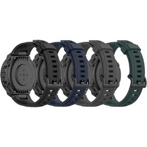QGHXO Band for Amazfit T-Rex, Soft Silicone Replacement Band for Amazfit T-Rex/T-Rex Pro Smartwatch (No Tracker, Replacement Bands Only)