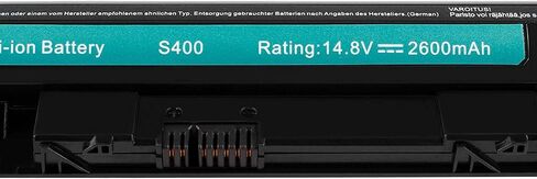 DTK L12S4Z01 L12S4L01 Laptop Battery Replacement for Lenovo IdeaPad S300 / S310 / S310 Touch / S400 / S400 Touch / S400u / S405 / Touch Notebook 2600mAh 4-Cell 14.8 in Saudi Arabia