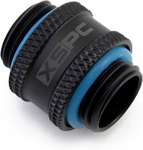 XSPC G1/4" Male to Male Rotary Fitting, Matte Black in Saudi Arabia